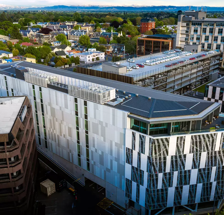 Hero Christchurch Cbd Pwc Drone