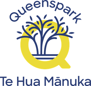 Queenspark Logo Wordmark Condensed 2024
