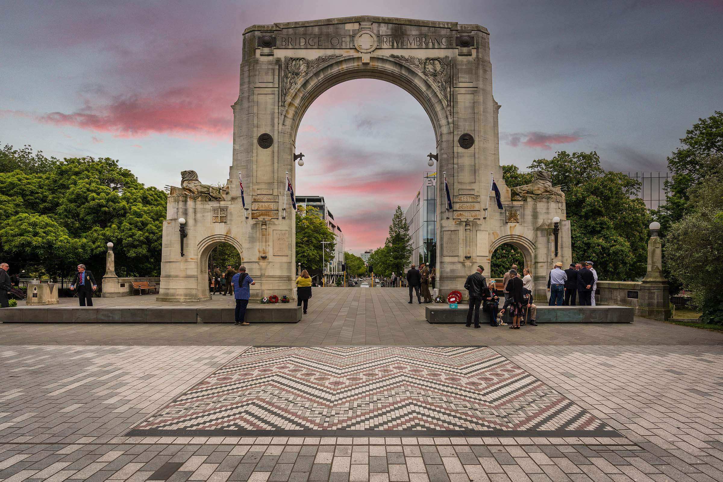 Whāriki By Bridge Of Remembrance