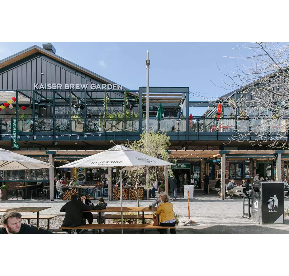 Outside Riverside Market