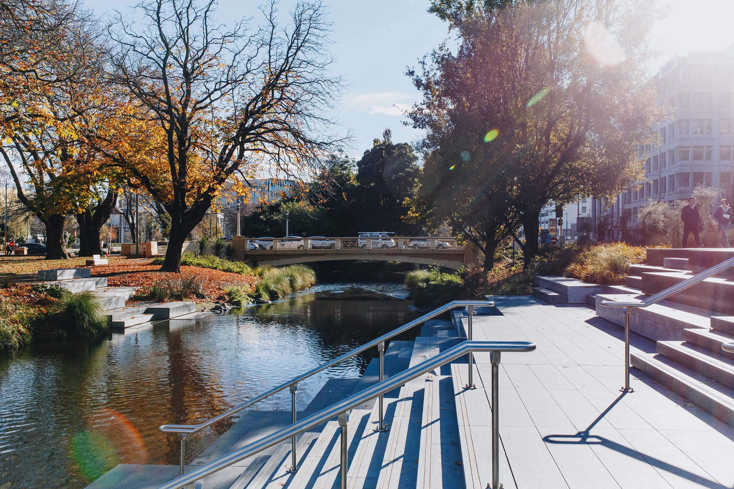 Avon River In Autumn