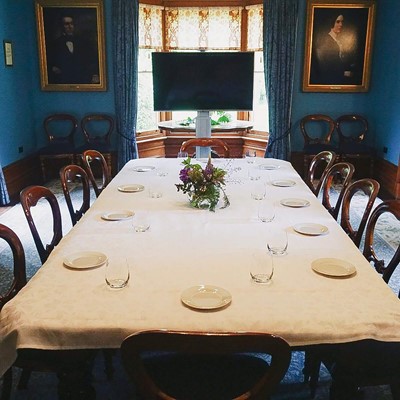 Riccarton House Private Dining Setting