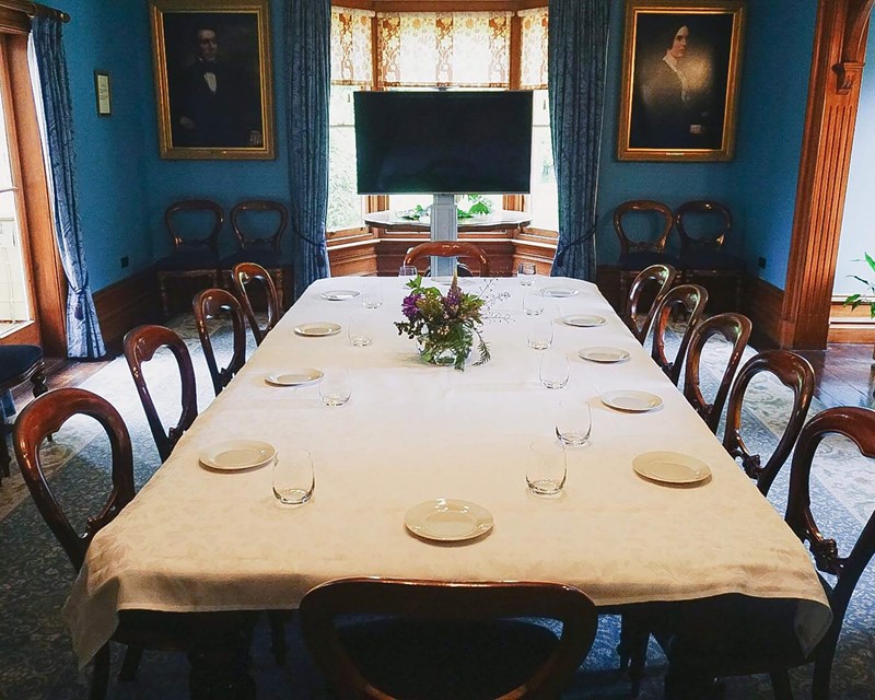 Riccarton House Private Dining Setting