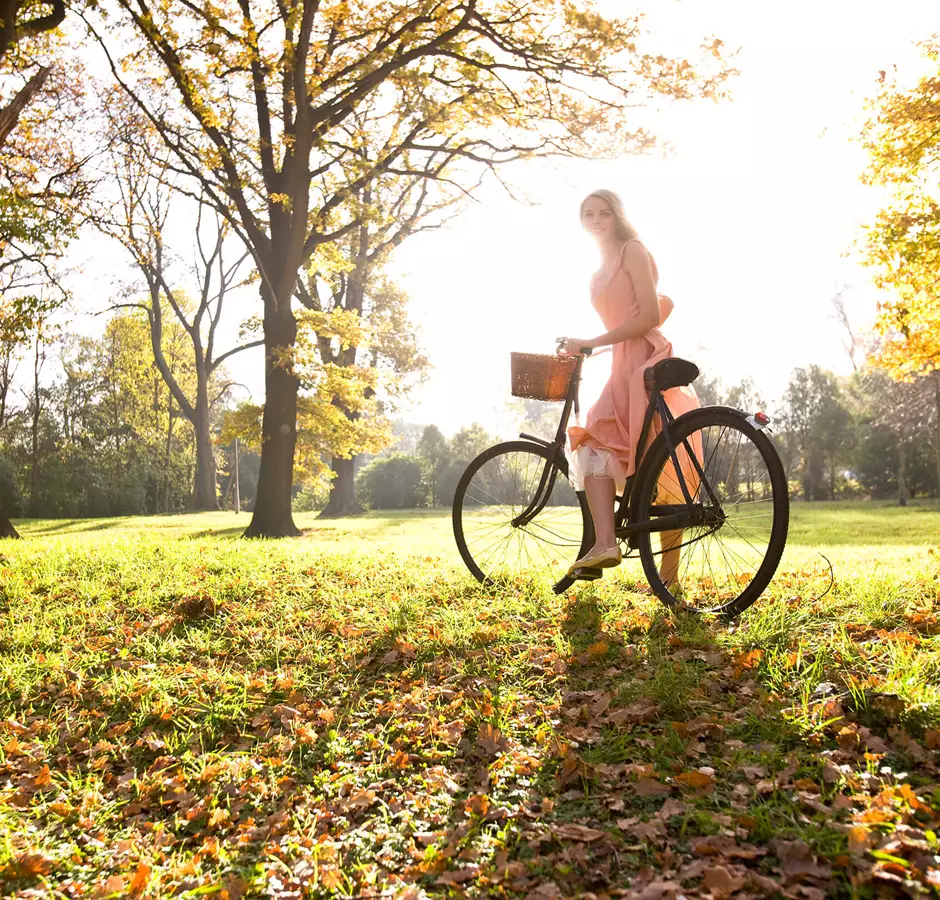 Christchurch Autumn Cycling Hagley Park