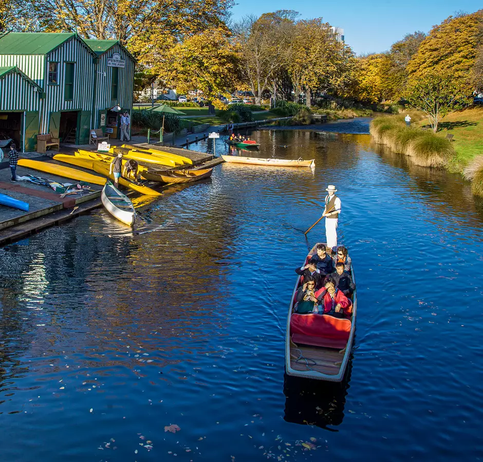 Christchurch Boat Sheds Punting