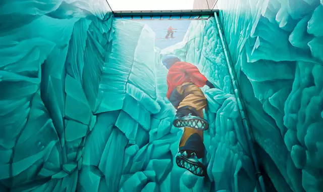 Christchurch City Street Art Riverside Antarctic Mural