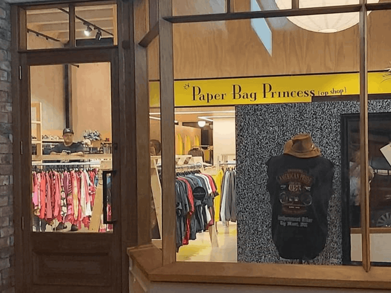 Paperbag Princess Shop Front