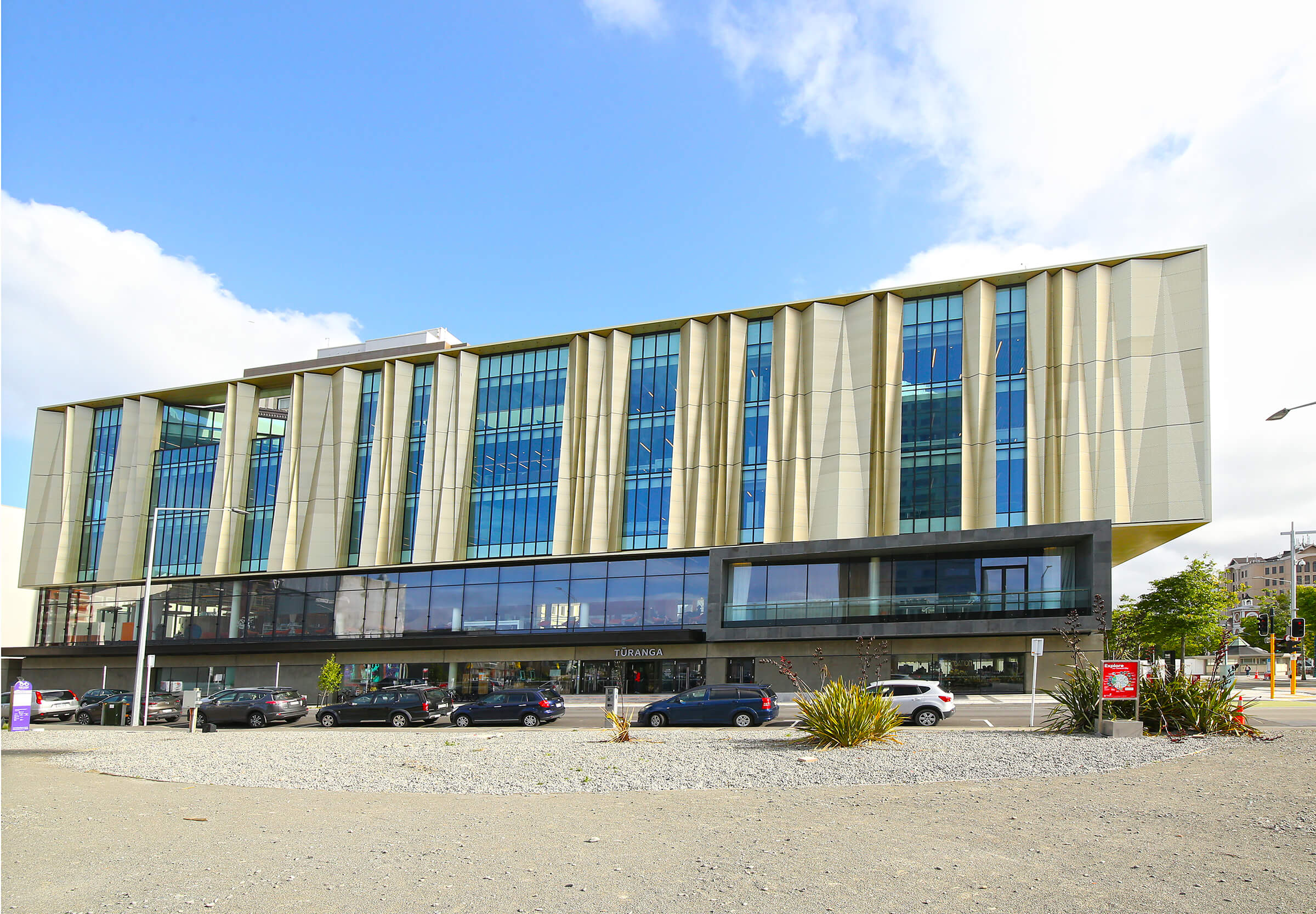 Christchurch Turanga Library Side