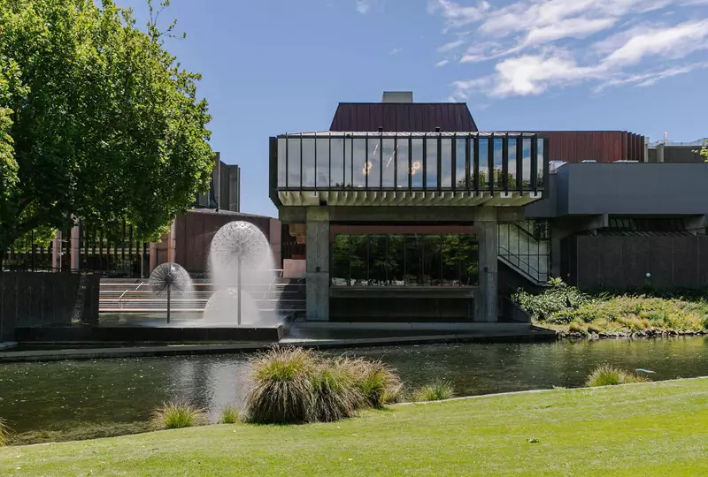 Christchurch Town Hall Fountains