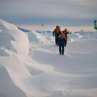 Antarctic Pressure Ridges Hike