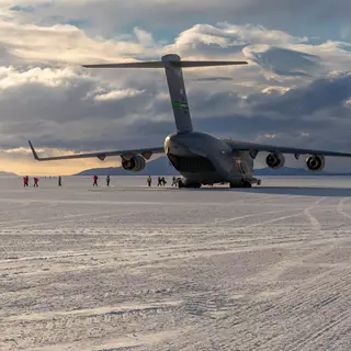 Antarctic C17 at Phoenix Air Field