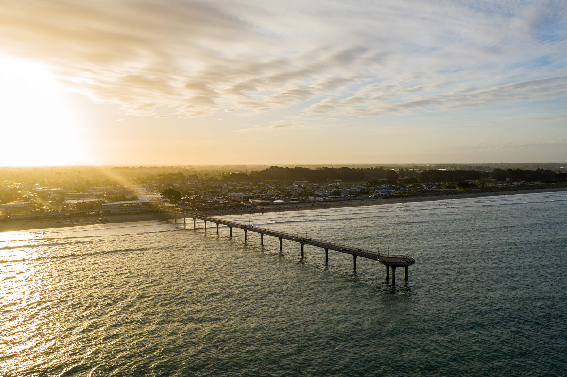 Hero Christchurch New Brighton Pier Drone