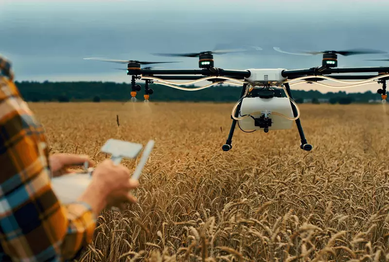 Drone on Farm