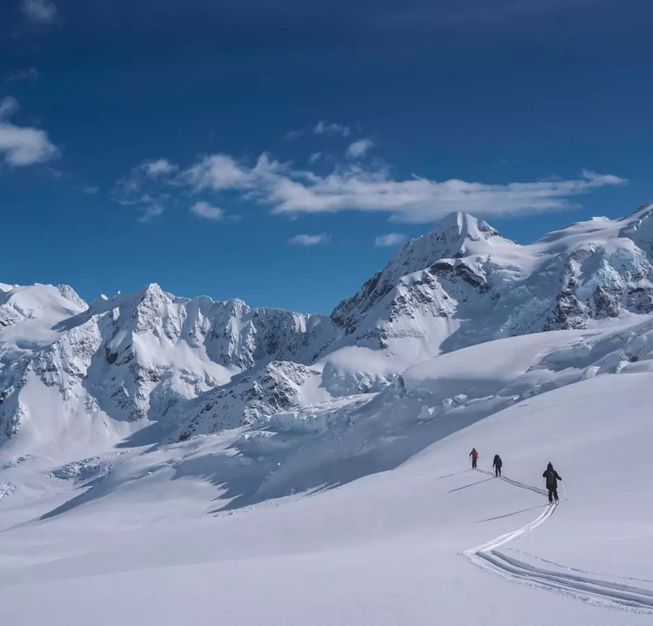 Ski the Tasman Glacier