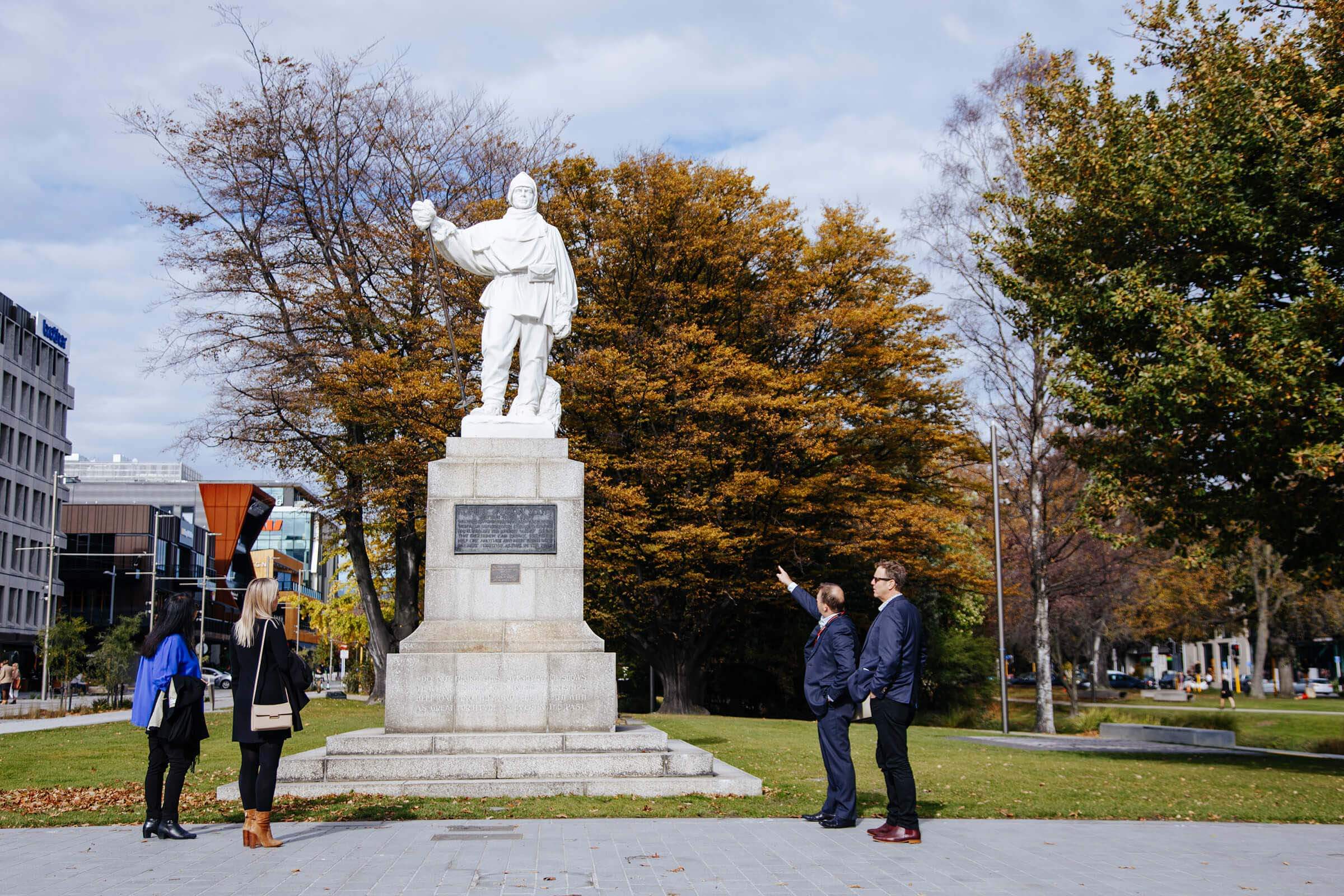 Christchurch Robert Falcon Scott Statue