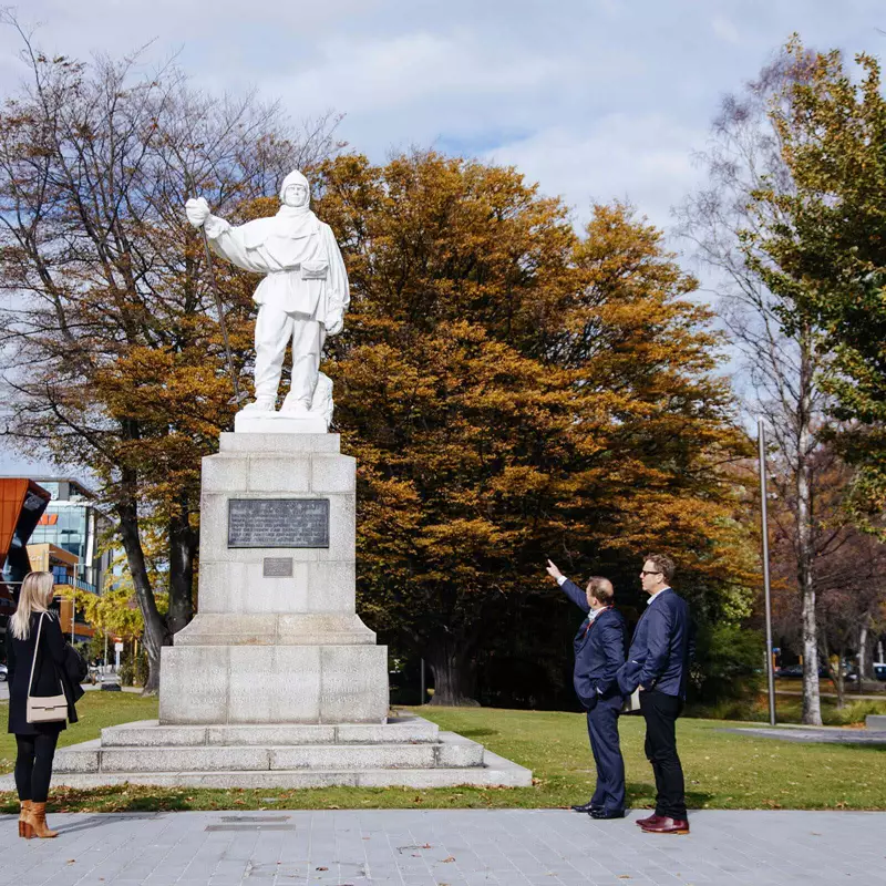 Christchurch Robert Falcon Scott Statue