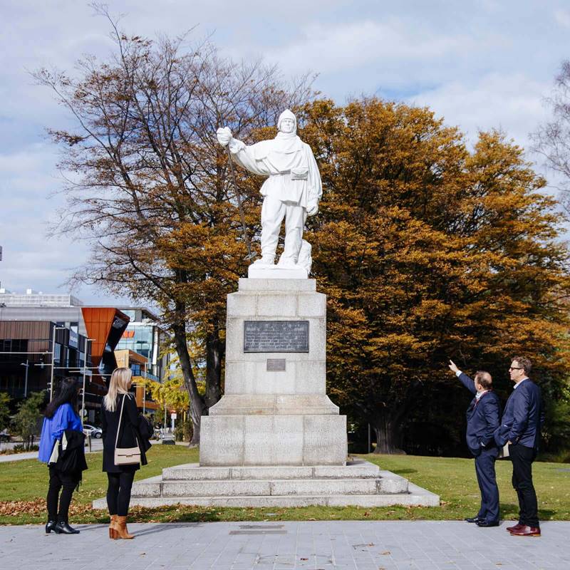 Christchurch Robert Falcon Scott Statue
