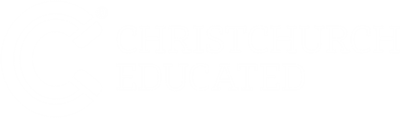 Christchurch Educated Logo White