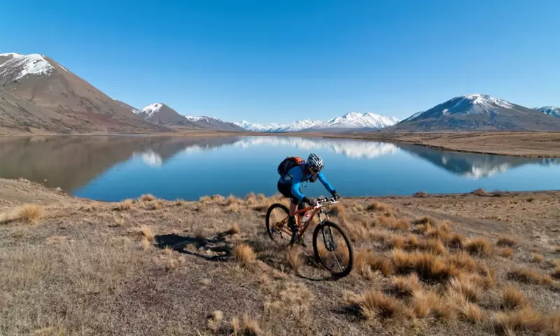 Mountain Biking at Lake Emma