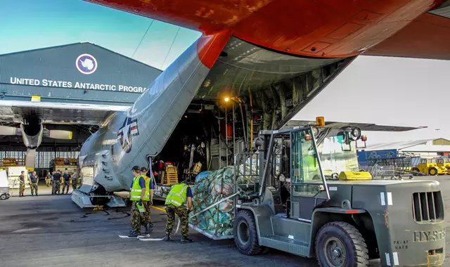 Antarctic C130 Loading Logistics NZDF