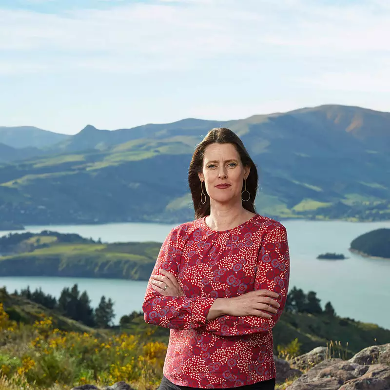 Joanna Norris on the Port Hills