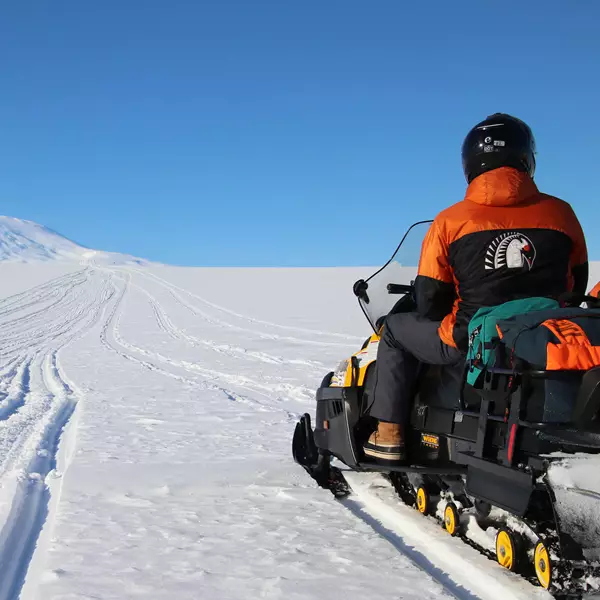 Antarctic Office Skidoo Erebus