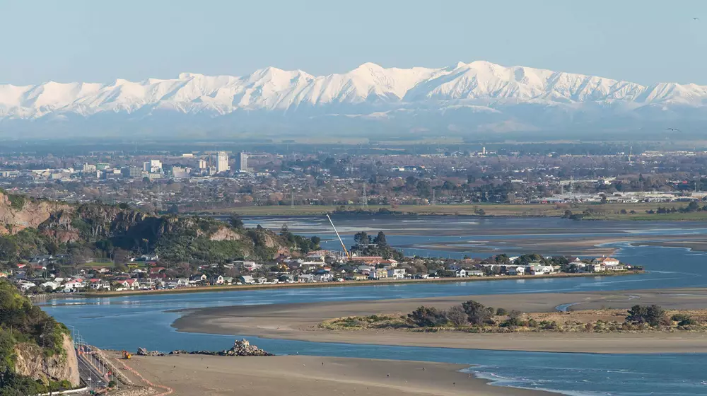 Christchurch City Overview with Sumner Beach 2019 from CCC