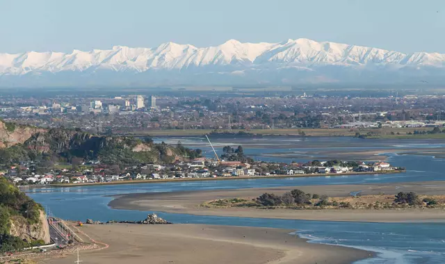 Christchurch City Overview with Sumner Beach 2019 from CCC
